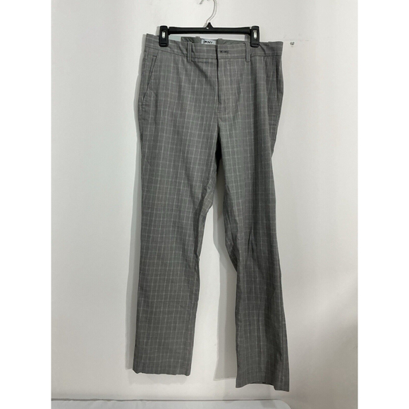 DKNY Pants - Womans DKNY Slim Fit 34/32 Black White Trouser NWT
